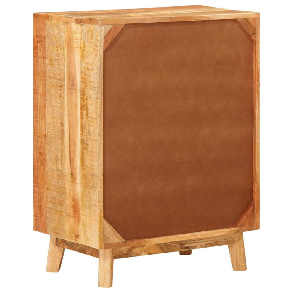 Produktbild för Förvaringsskåp med hylla Brun 55 x 35 x 75 cm Massivt mangoträ