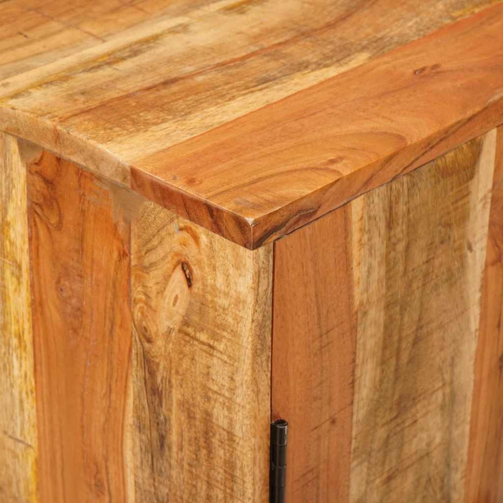 Produktbild för Förvaringsskåp med hylla Brun 55 x 35 x 75 cm Massivt mangoträ