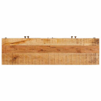 Produktbild för Förvaringsskåp med dörr Brun 110 x 30 x 45 cm Massivt mangoträ