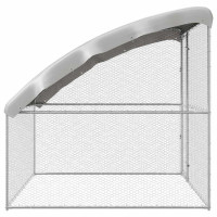 Produktbild för Hönshus Silver 2 x 2 x 2 m Galvaniserat Stål