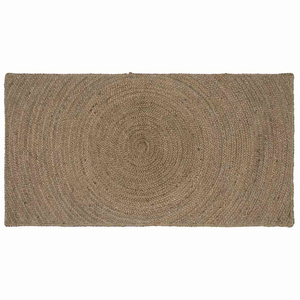 Produktbild för Områdesmattor Grå 80 x 150 cm Jute