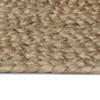 Produktbild för Områdesmattor Grå 80 x 150 cm Jute