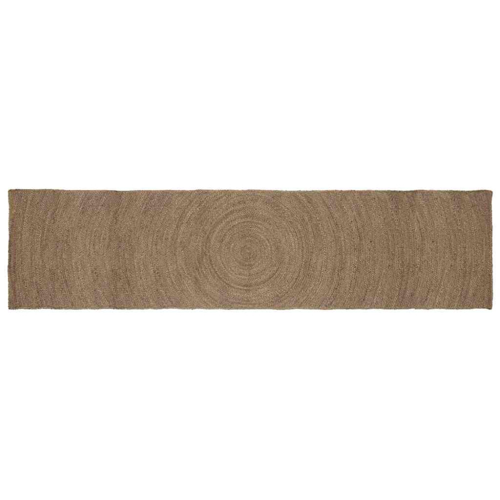 Produktbild för Områdesmattor Grå 80 x 400 cm Jute
