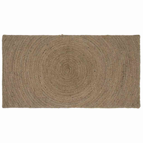 vidaXL Områdesmattor Grå 100 x 200 cm Jute