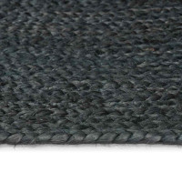 Produktbild för Områdesmattor Mörkgrå 60 x 110 cm Jute
