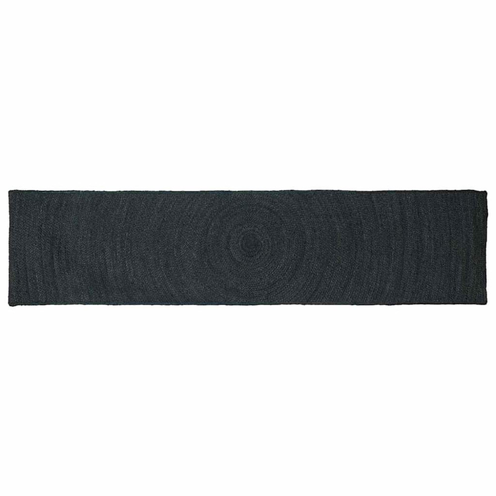 Produktbild för Områdesmattor Mörkgrå 60 x 250 cm Jute