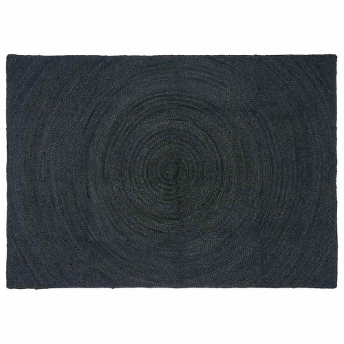 vidaXL Områdesmattor Mörkgrå 120 x 170 cm Jute