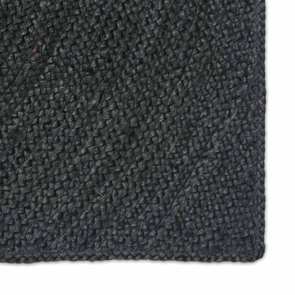 Produktbild för Områdesmattor Mörkgrå 200 x 200 cm Jute