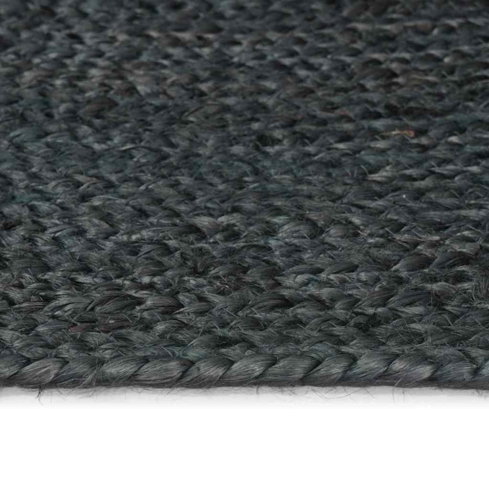 Produktbild för Områdesmattor Mörkgrå 240 x 340 cm Jute