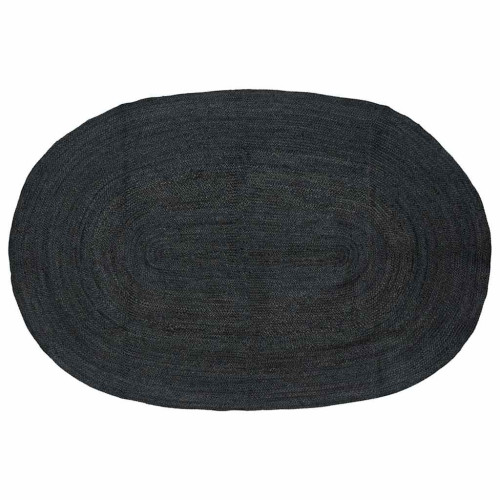 vidaXL Områdesmattor Mörkgrå 205 x 305 cm Jute