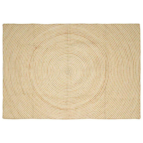 vidaXL Områdesmattor Vit 200 x 290 cm Jute