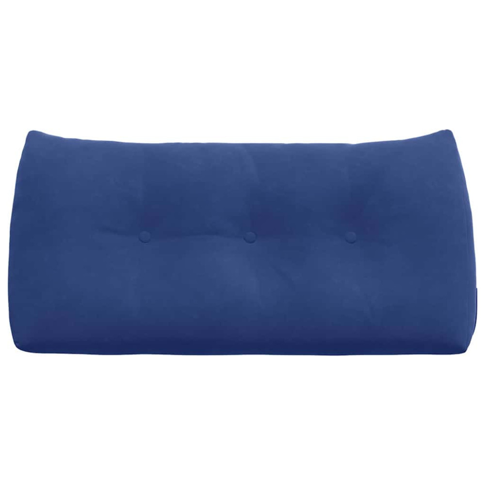 Produktbild för Ryggkudde Polisblå 100 x 24 x 50 cm Sammet