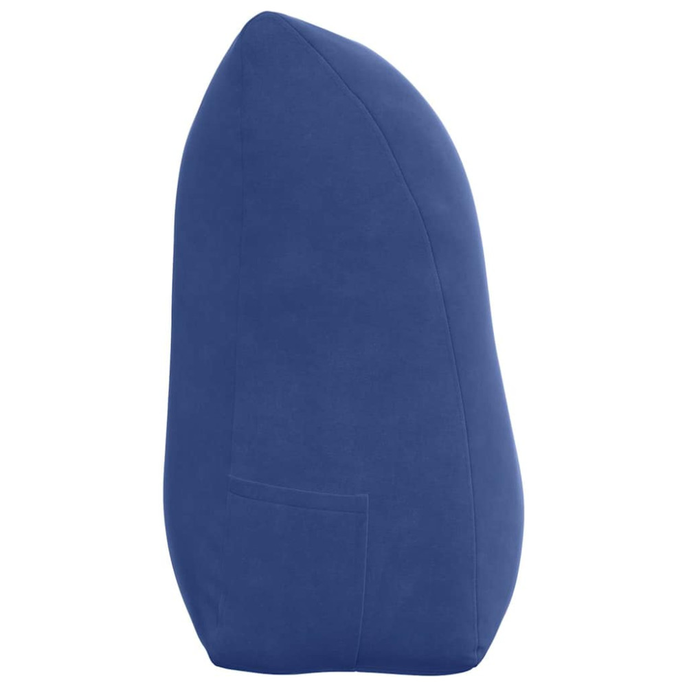 Produktbild för Ryggkudde Polisblå 100 x 24 x 50 cm Sammet