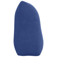 Produktbild för Ryggkudde Polisblå 100 x 24 x 50 cm Sammet