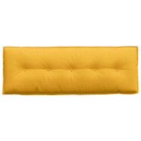 Produktbild för Ryggkudde Ljusgul 140 x 50 cm Kordread tyg