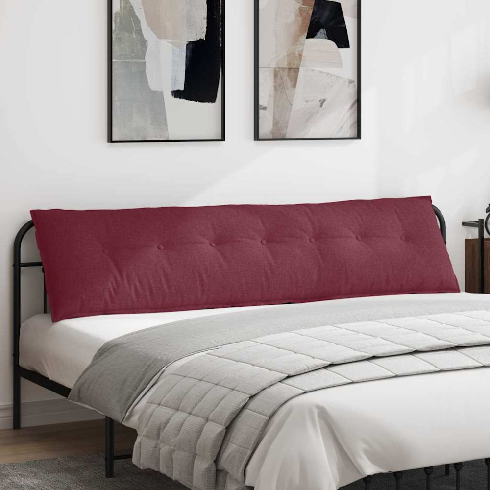 Produktbild för Ryggkudde Vinröd 200 x 19 x 50 cm tyg