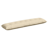 Produktbild för Ryggkudde Kräm 200 x 19 x 50 cm tyg