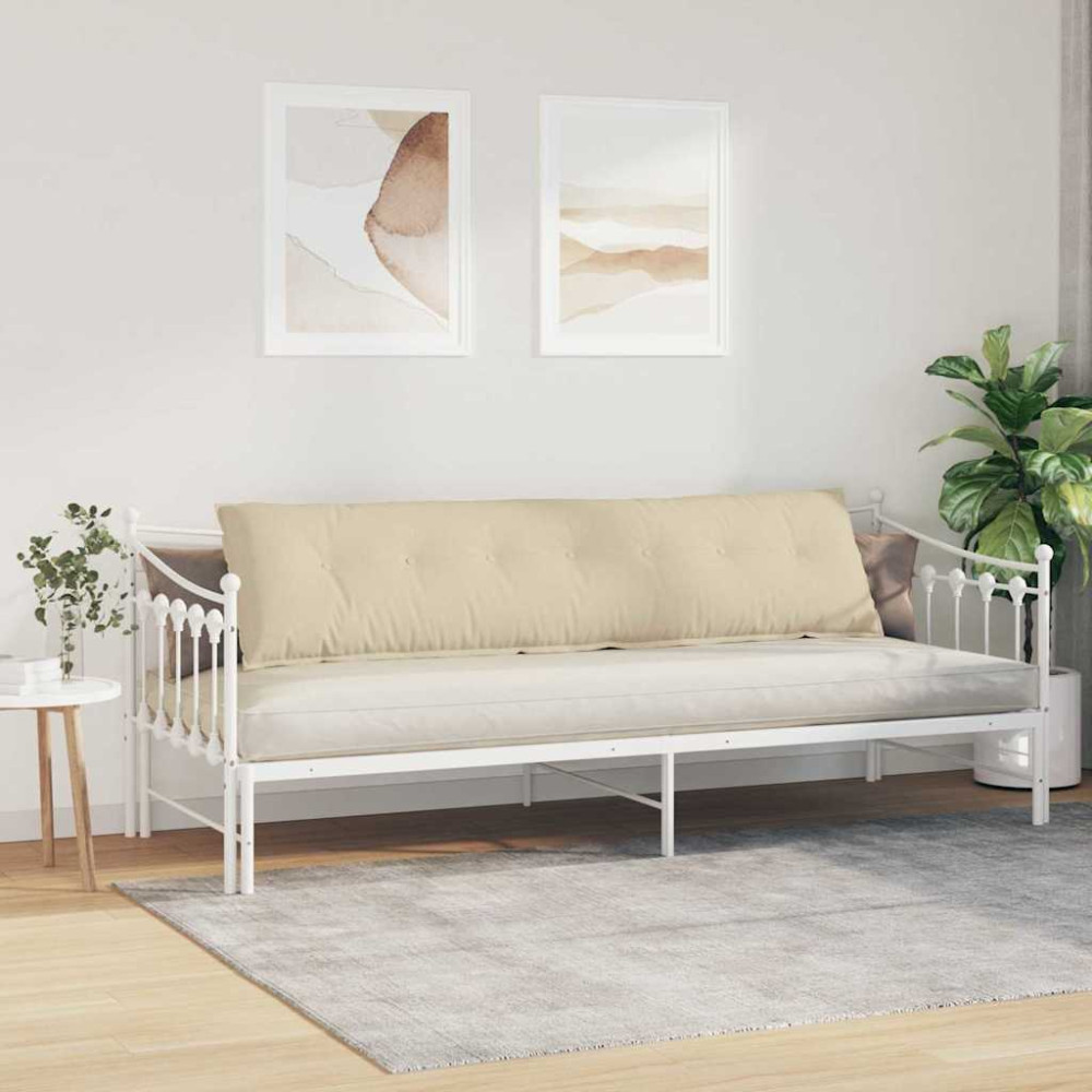 Produktbild för Ryggkudde Kräm 200 x 19 x 50 cm tyg