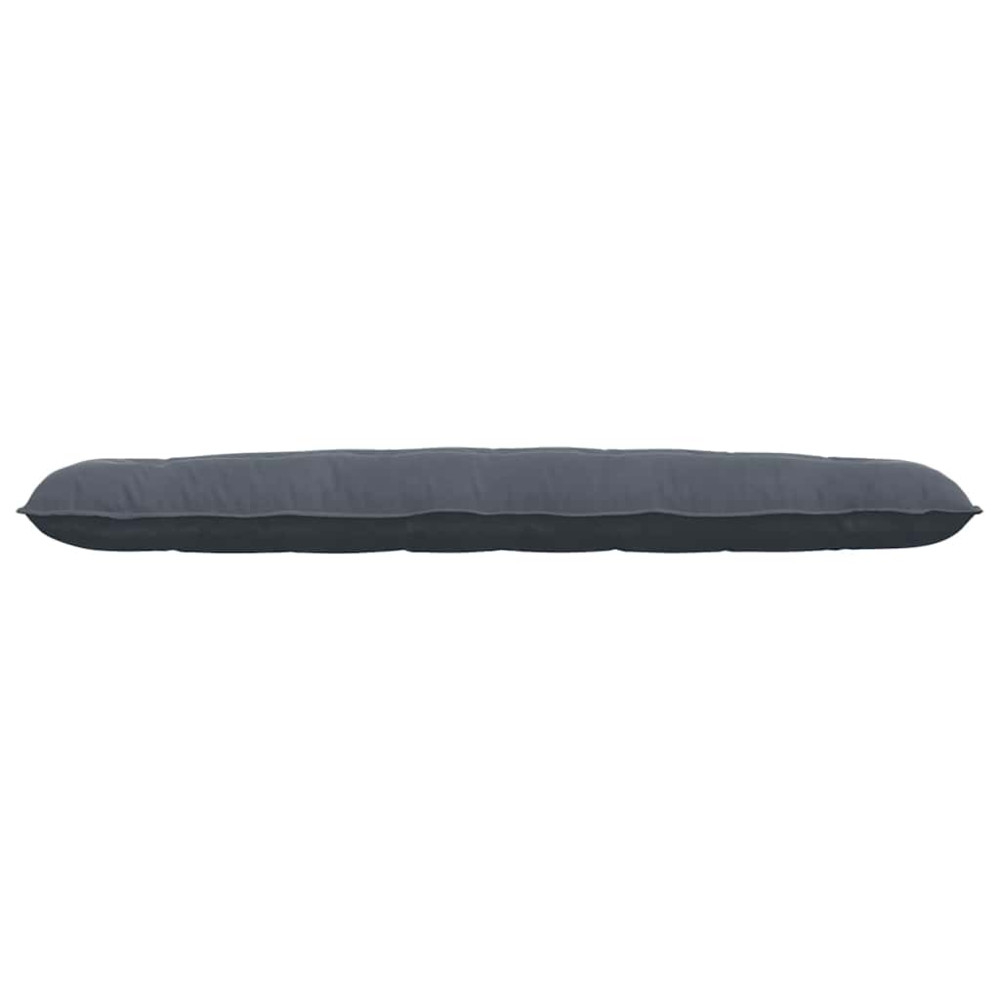 Produktbild för Ryggkudde Mörkgrå 200 x 50 cm Kordread tyg