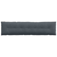 Produktbild för Ryggkudde Mörkgrå 200 x 50 cm Kordread tyg