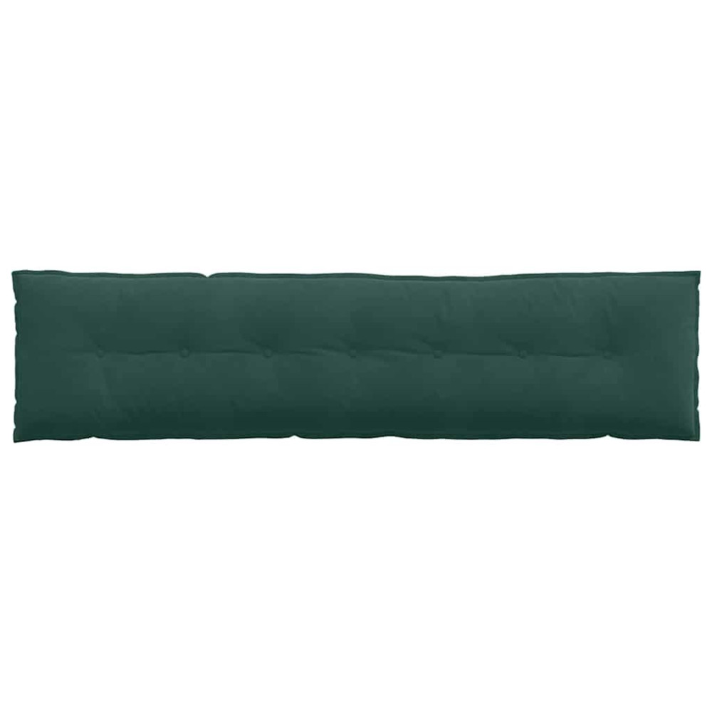 Produktbild för Ryggkudde Mörkgrön 200 x 50 cm Kordread tyg