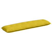 Produktbild för Ryggkudde Gul 200 x 50 cm Kordread tyg