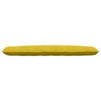Produktbild för Ryggkudde Gul 200 x 50 cm Kordread tyg