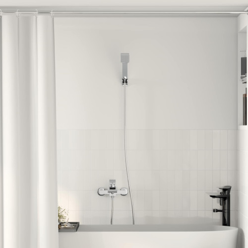 vidaXL Duschhuvud Set Krom G 1 / 2 tum
