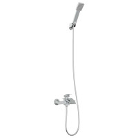 Produktbild för Duschhuvud Set Krom G 1 / 2 tum