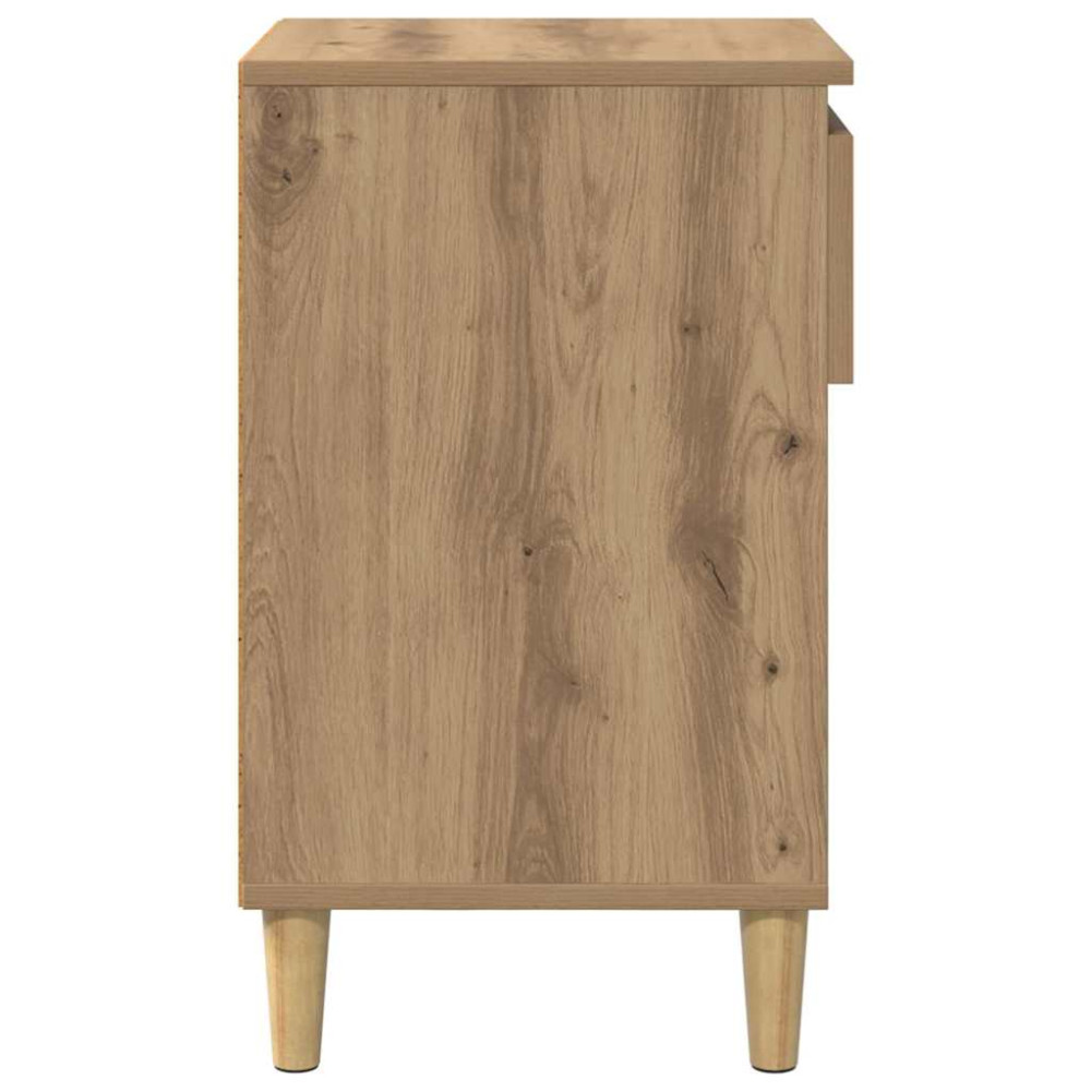Produktbild för Skoskåp med låda Artisan Ek 102 x 36 x 60 cm Konstruerat trä