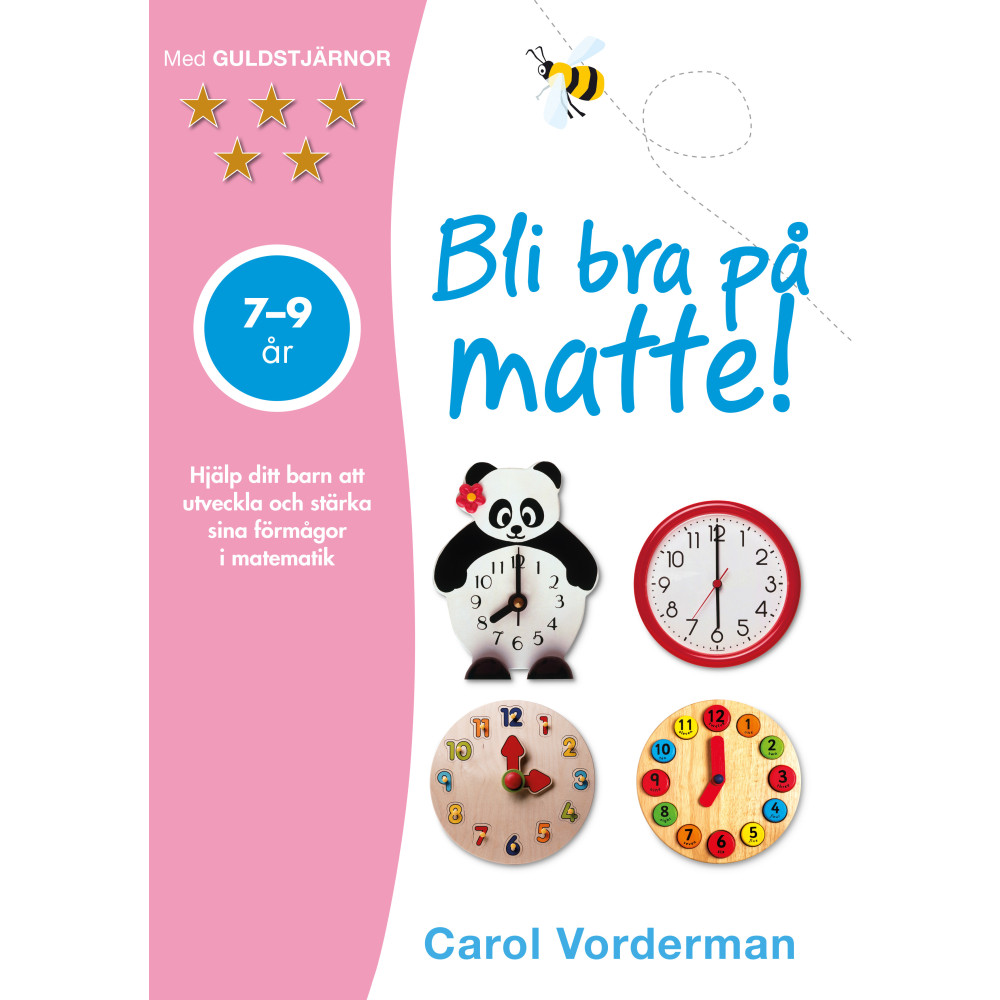 Produktbild för Bli bra på matte! 7-9 år (ljusrosa) (häftad)