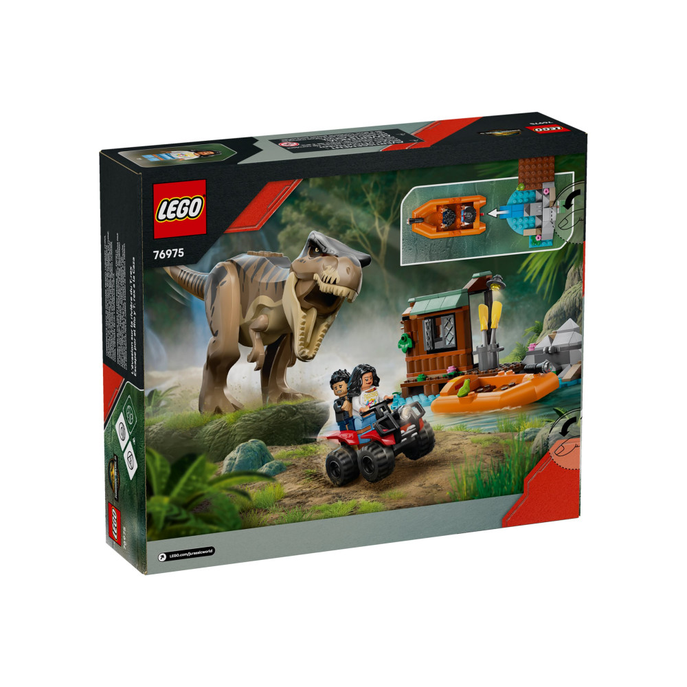 Produktbild för LEGO Jurassic World 76975 - T. rex Flodflykt - byggsats