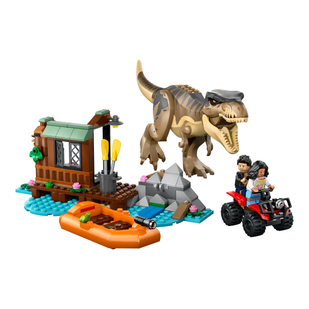 Produktbild för LEGO Jurassic World 76975 - T. rex Flodflykt - byggsats