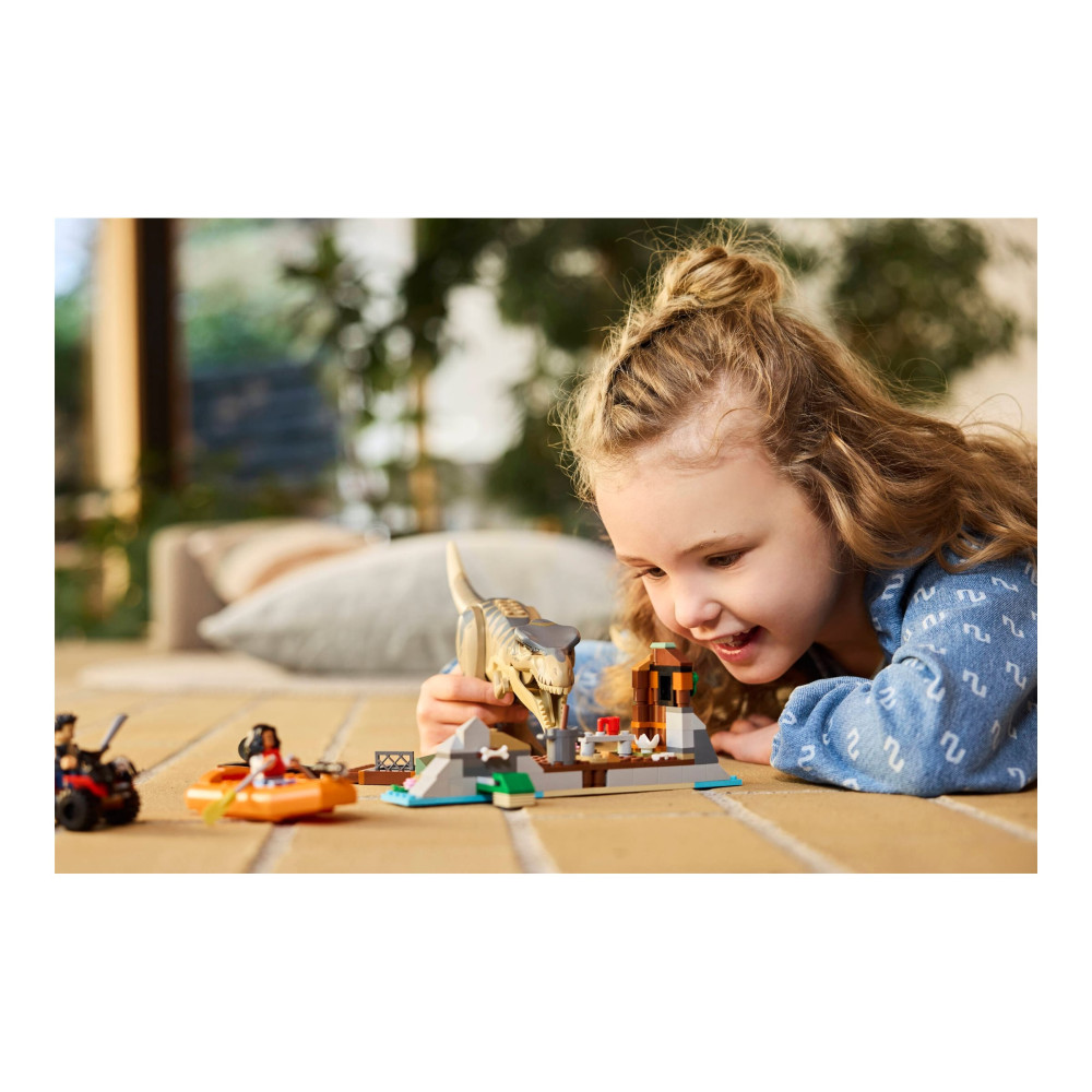 Produktbild för LEGO Jurassic World 76975 - T. rex Flodflykt - byggsats