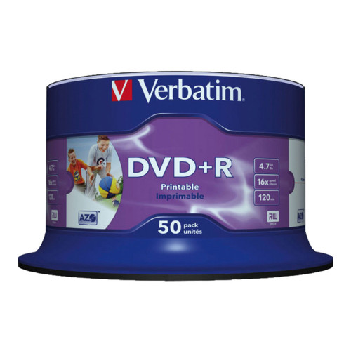 VERBATIM Verbatim - DVD+R x 50 - 4.7 GB - lagringsmedier