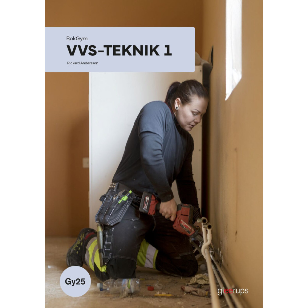 Produktbild för BokGym VVS-teknik 1, bok, Gy25 (bok, spiral)