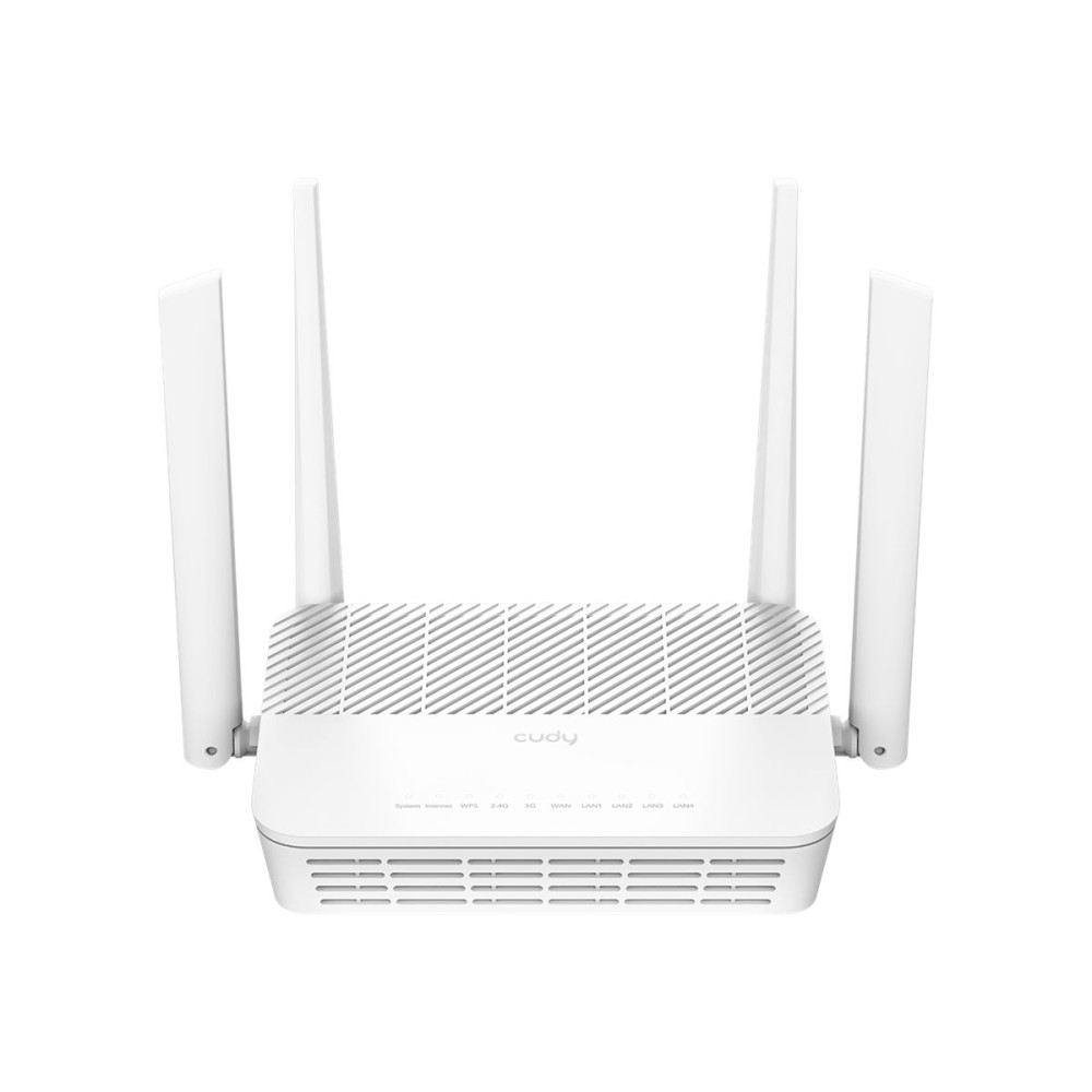 Produktbild för Cudy WR3000S - 1.0 - trådlös router - Wi-Fi 6 - skrivbordsmodell, väggmonterbar
