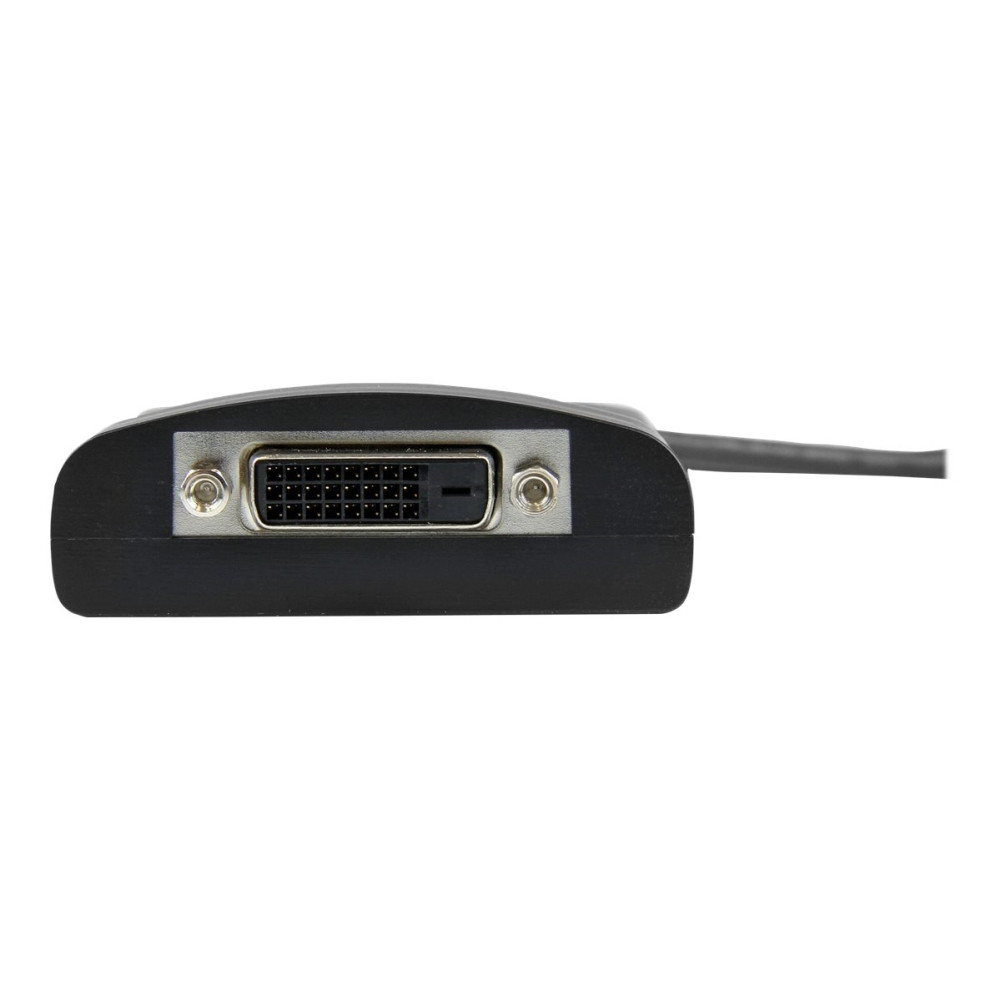 Produktbild för StarTech.com DisplayPort till DVI Dual Link aktiv adapter - DisplayPort till DVI-D adapter videokonverterare 2560x1600 60 Hz - DP 1.2 till DVI-skärm - USB-driven - Låsande DP-kontakt - DisplayPort-/ DVI-adapter - 37 cm
