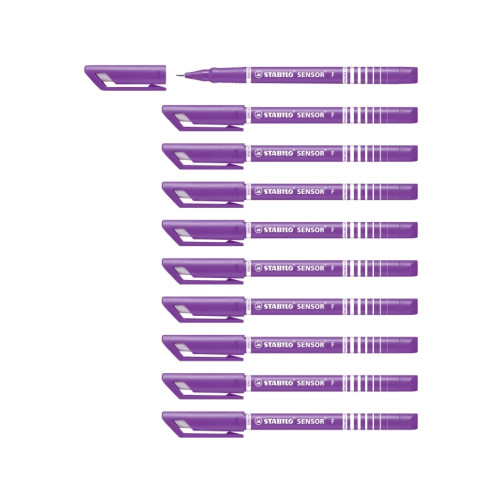 STABILO Stabilo Sensor 189 0,3 mm Violett 10 st i förpackning