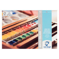 Produktbild för Van Gogh Watercolour paper block | 10.5 x 15 cm, 300 g, 12 s...