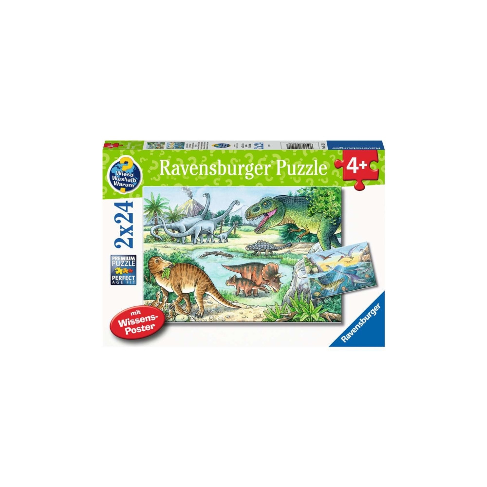 Produktbild för Ravensburger How so? For what reason? Why? - Dinosaurier och deras habitat