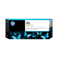 Produktbild för HP 745 - hög kapacitet - gul - original - DesignJet - bläckpatron