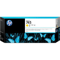 Produktbild för HP 745 - hög kapacitet - gul - original - DesignJet - bläckpatron