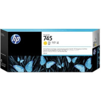 Produktbild för HP 745 - hög kapacitet - gul - original - DesignJet - bläckpatron