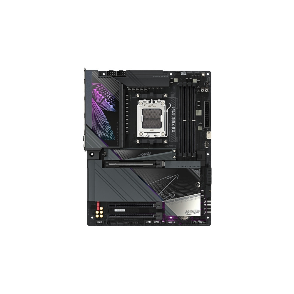 Produktbild för GIGABYTE X870E AORUS MASTER, AMD, AM5-sockel, AMD Ryzen 7000...