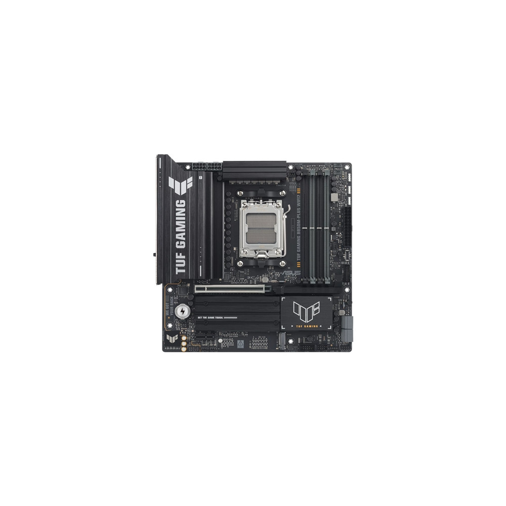 Produktbild för ASUS TUF GAMING B850M-PLUS WIFI7 - moderkort - micro ATX - Socket AM5 - AMD B850