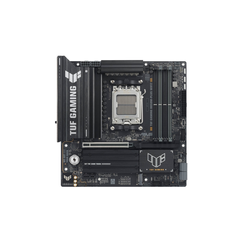 Produktbild för ASUS TUF GAMING B850M-PLUS WIFI7 - moderkort - micro ATX - Socket AM5 - AMD B850