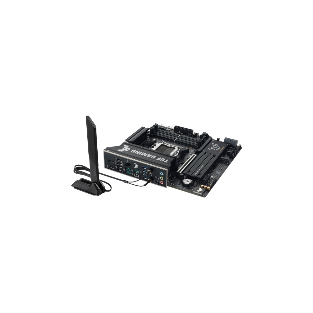 Produktbild för ASUS TUF GAMING B850M-PLUS WIFI7 - moderkort - micro ATX - Socket AM5 - AMD B850