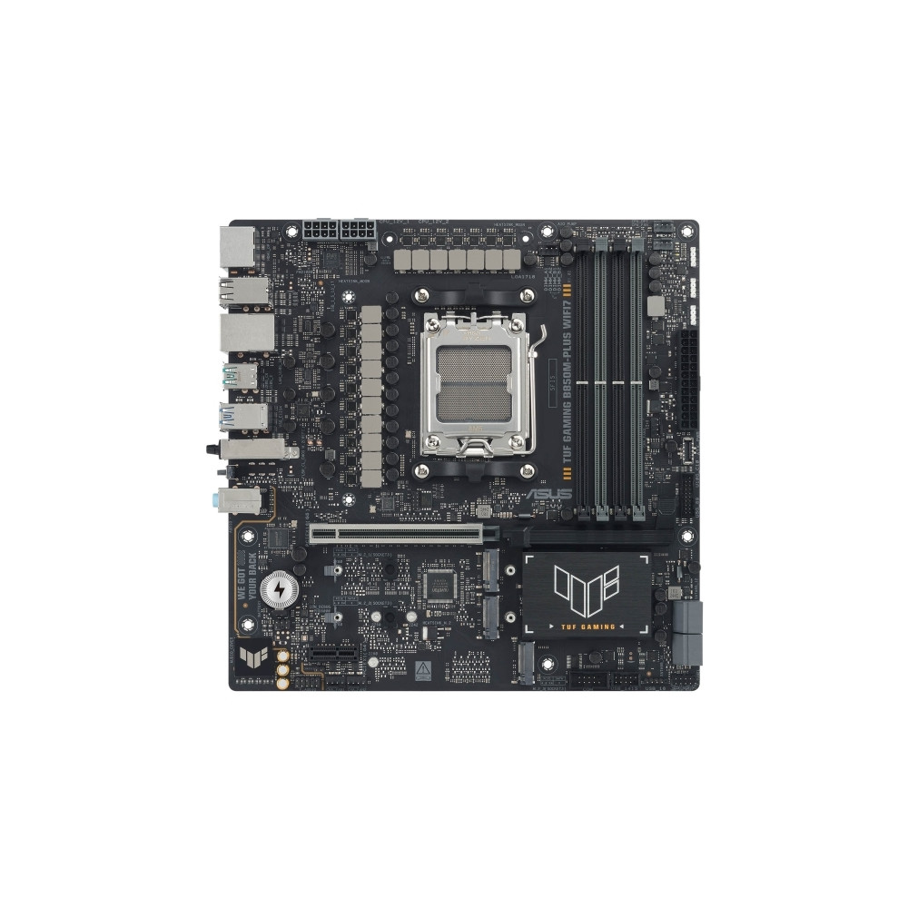 Produktbild för ASUS TUF GAMING B850M-PLUS WIFI7 - moderkort - micro ATX - Socket AM5 - AMD B850