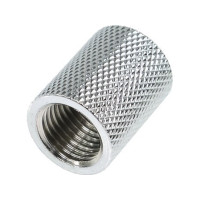 Produktbild för Alphacool HF socket 2 x G1/4 inner thread - anslutningsadapter till vätskekylningssystem (hona)